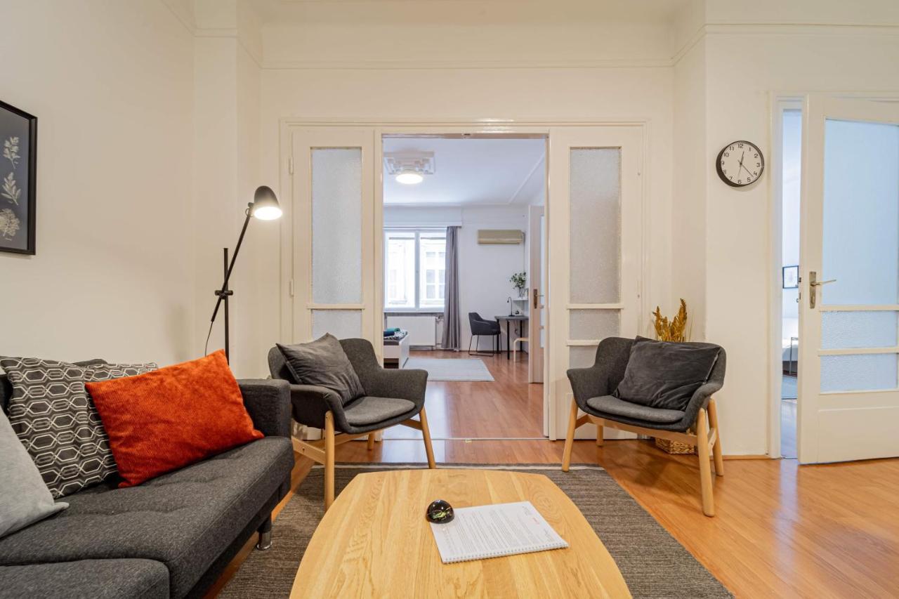 Central&Cozy Balcony!3Bdr 2Bth Budapest Eksteriør billede