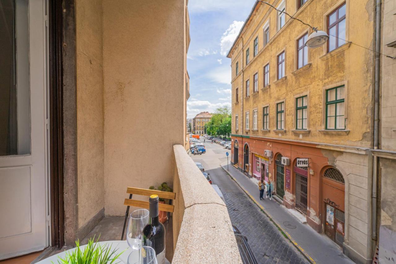 Central&Cozy Balcony!3Bdr 2Bth Budapest Eksteriør billede